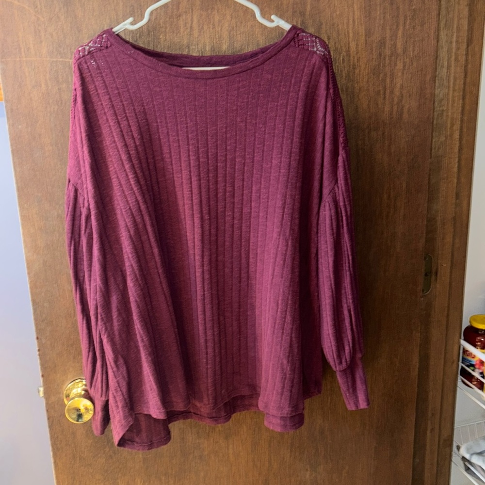 Women’s Top Size 2X Maurice’s Tunic Crochet Plus Size